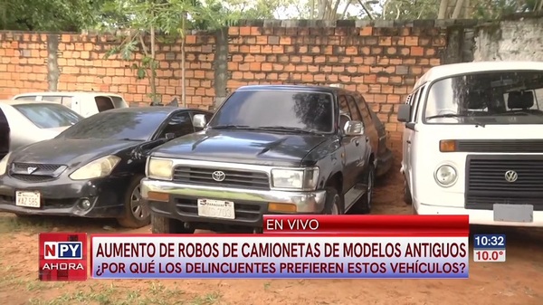 Robacoches ahora apuntan a camionetas antiguas - Noticias Paraguay