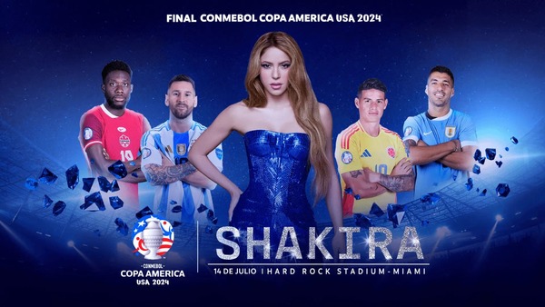 Shakira, la superestrella que cantará en la final de la Copa América USA 2024 - Unicanal