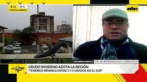 Alerta por heladas y ola de frío: mínimas extremas para todo el país  - ABC Noticias - ABC Color