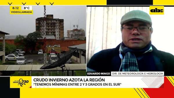 Alerta por heladas y ola de frío: mínimas extremas para todo el país - ABC Noticias - ABC Color