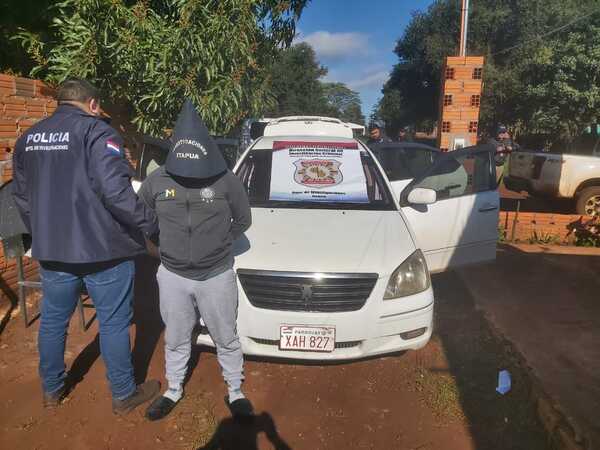 Capturan a sospechoso de robo en Edelira