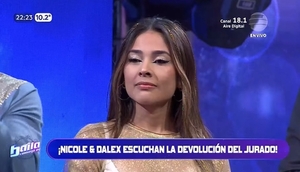 Al jurado no le gustó para nada la presentación de Vane Nicole - Teleshow