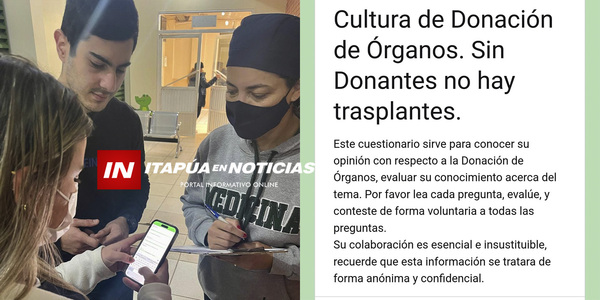 HOSPITAL REGIONAL DE ENCARNACIÓN IMPULSA LA CULTURA DE DONACIÓN DE ÓRGANOS Y TEJIDOS - Itapúa Noticias