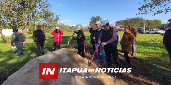 SE REALIZÓ PALADA INICIAL PARA REMODELACIÓN DE PLAZA SAN FRANCISCO EN CAMBYRETÁ - Itapúa Noticias