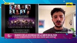 Video: ¡Los actores de “La Sociedad de la Nieve” en Paraguay! - Ensiestados - ABC Color