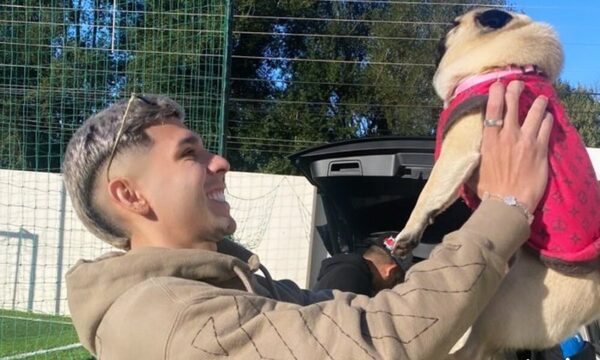 ¡Apuchúlina! ¡Mirá quién le recibió a “La Joya” Enciso al llegar a su casa!
