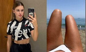 Mientras Enciso llegó a Paraguay, la española Stacy se mostró sexy en España