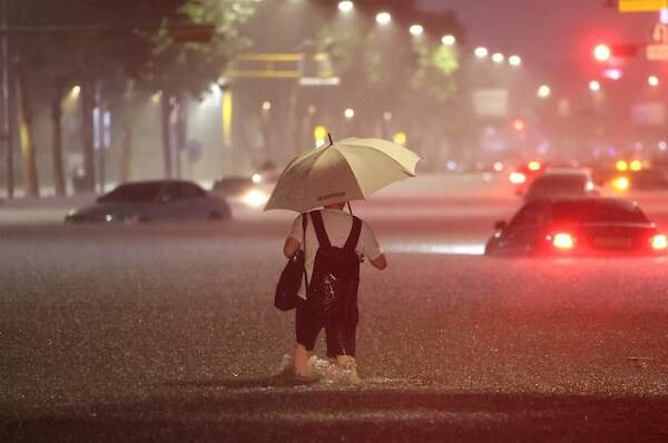Lluvias récord en la mitad meridional de Corea del Sur dejan al menos 4 muertos - Mundo - ABC Color