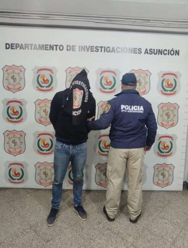 Policía detiene a violento asaltante con orden de captura en Asunción - Policiales - ABC Color