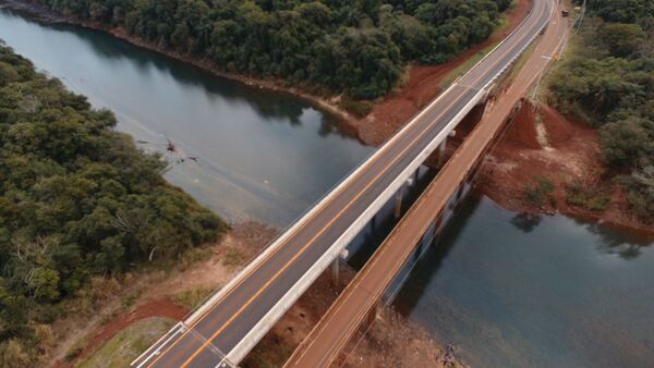 Sobre el río Yguazú, se inaugura nuevo puente