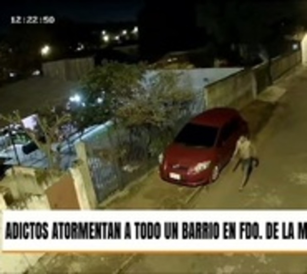 Barrio de Fernando de la Mora bajo dominio de adictos - Paraguay.com