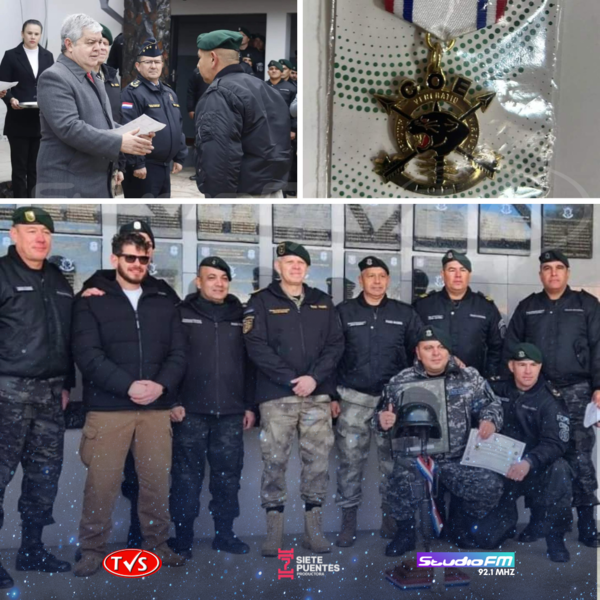 RECONOCIMIENTO A LA EXCELENCIA: CONDECORACIÓN DEL DIRECTOR DE POLICÍA DE ITAPÚA - TVS