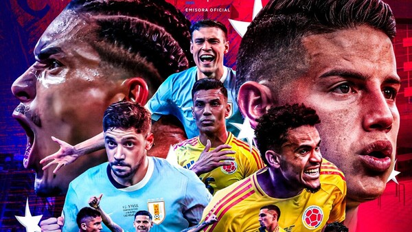 Uruguay y Colombia chocan en Charlotte por un lugar en la final
