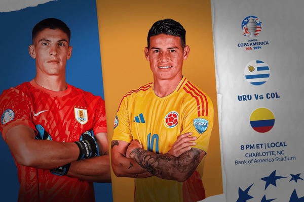 Copa América: Uruguay y Colombia se miden hoy por un lugar en la final - Unicanal