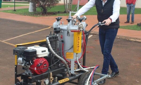 Piden a intendente de Santa Rita devolver máquina señalizadora