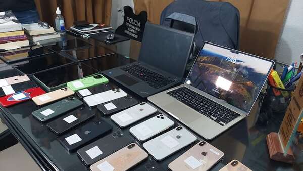Celulares incautados en hotel: piden a víctimas acercarse a identificar sus equipos - Policiales - ABC Color