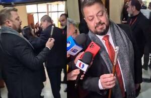 [VIDEO] Colym Soroka apareció con un bastón que “levantó polvareda”