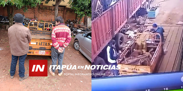 EN PROSECUCIÓN A UN HURTO APREHENDIERON A DOS PERSONAS EN TRINIDAD - Itapúa Noticias