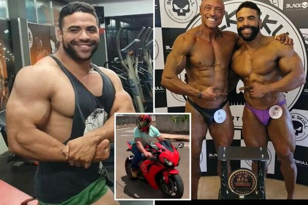 Fisicoculturista brasileño muere en accidente de moto a los 34 años
