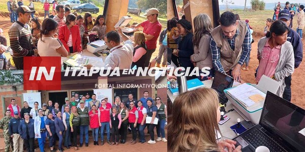 JORNADAS DE INSCRIPCIONES MASIVAS EN COMUNIDADES INDÍGENAS DE ITAPÚA - Itapúa Noticias