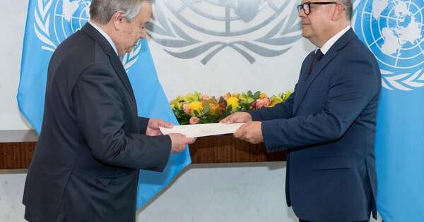 Diario HOY | Embajador paraguayo presenta cartas credenciales al secretario general de la ONU