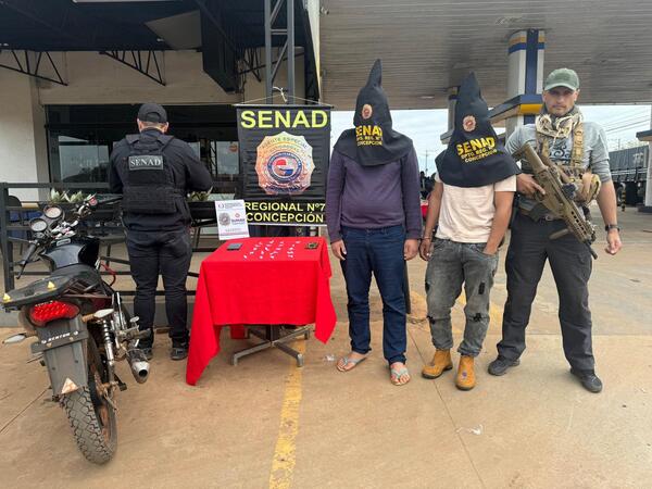 Detenidos en la vía pública mientras operaban en modalidad de delivery
