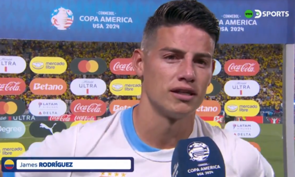 (VIDEO). Un emocionado James tras la clasificación de Colombia a la final de la Copa América