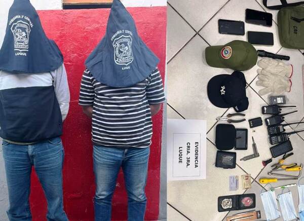 Polibandi y exconvicto caen tras tortoleada en Luque •