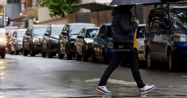 La Nación / Hoy, ambiente frío y lluvias dispersas en varios puntos del país
