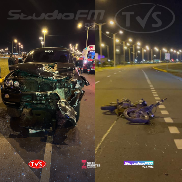 TRÁGICO ACCIDENTE DE TRÁNSITO EN LA AVENIDA REPÚBLICA DEL PARAGUAY - TVS
