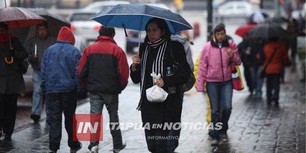 JUEVES FRÍO A FRESCO Y CON LLUVIAS DISPERSAS, ANUNCIA METEOROLOGÍA - Itapúa Noticias
