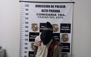 Capturan a delincuente que hurtó prendas de casilla