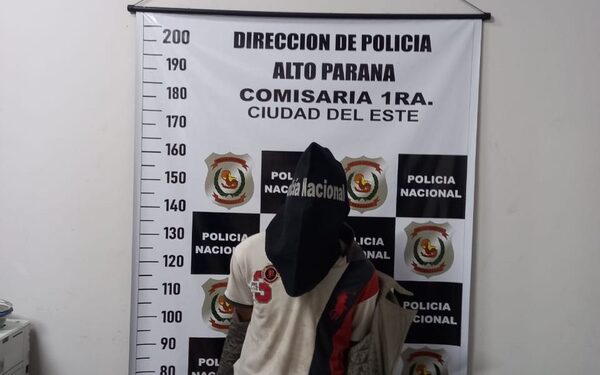 Capturan a delincuente que hurtó prendas de casilla