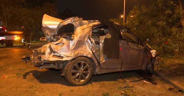 Diario HOY | Doble accidente: policías y testigo fueron arrollados en autopista Silvio Pettirossi