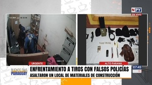 Enfrentamiento contra falsos policías en Alto Paraná - Noticias Paraguay