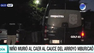 Niño de 4 años murió tras caer al cauce del arroyo Mburicaó - Noticias Paraguay