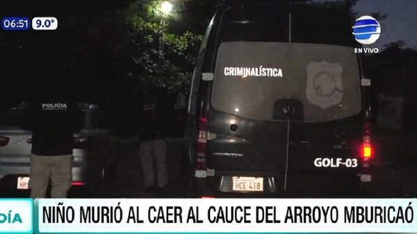 Niño de 4 años murió tras caer al cauce del arroyo Mburicaó - Noticias Paraguay