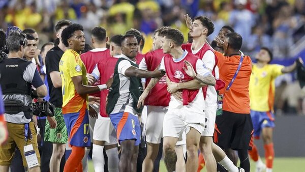 La Conmebol “condena enérgicamente” la violencia tras la pelea con jugadores uruguayos