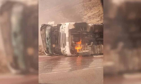Vuelco e incendio de un camión con chapa paraguaya deja un fallecido en Chile – Prensa 5