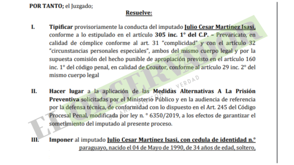 Otorgan medidas alternativas al “rey de las estafas” en proceso por prevaricato y apropiación