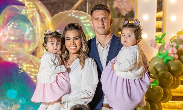 [GALERÍA] ¡Pelotero del Ciclón le festejó el primer añito a sus mellis!