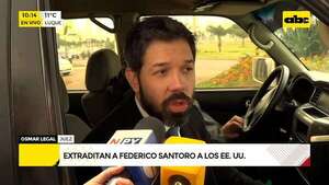Video: Extraditan a EE.UU. a Federico Santoro - ABC Noticias - ABC Color