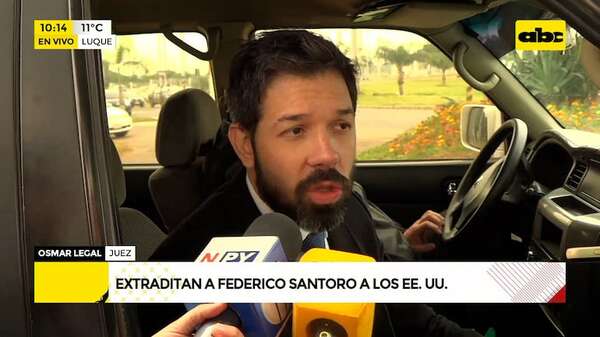 Video: Extraditan a EE.UU. a Federico Santoro - ABC Noticias - ABC Color