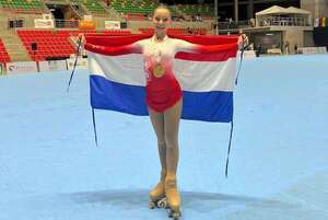 Te presentamos a Kathya Soszko, la paraguaya campeona panamericana de patinaje de tan solo 12 años - Gente - ABC Color