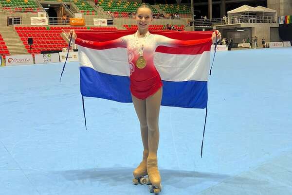 Te presentamos a Kathya Soszko, la paraguaya campeona panamericana de patinaje de tan solo 12 años - Gente - ABC Color