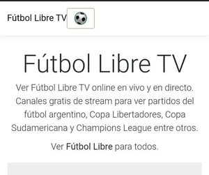 ¡Hule Fútbol Libre! ¡Arrestaron al cráneo y bajaron la página!