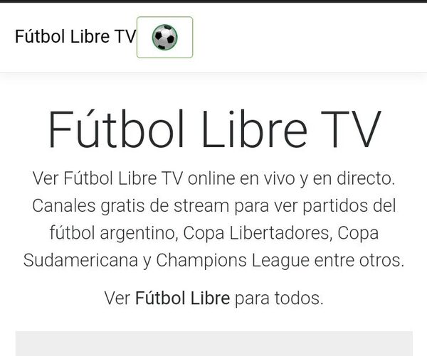 ¡Hule Fútbol Libre! ¡Arrestaron al cráneo y bajaron la página!