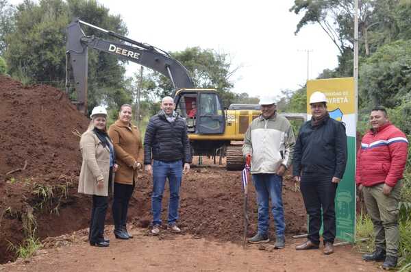 Inicia construcción de puente tipo alcantarilla en arroyo Zanja Pytã de Campichuelo