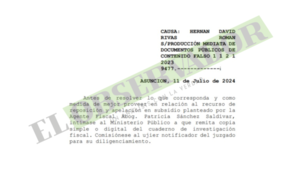 Caso Hernán Rivas: Dilatan resolver prórroga para acto conclusivo de la Fiscalía