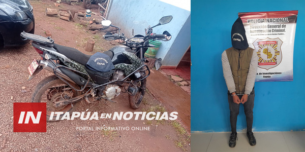 ALLANARON VIVIENDA EN HOHENAU Y RECUPERARON MOTOCICLETA HURTADA - Itapúa Noticias